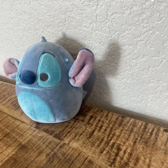 Disney Squishmallows 5" Stitch Blue Plush Stuffed Animal Toy Kellytoy Plushie - Picture 2 of 8